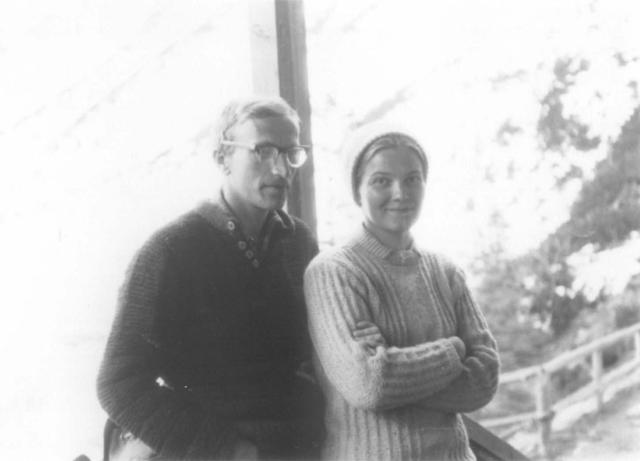 13.	Małgosia i Jasiek Kiełkowscy, Morskie Oko kwiecień 1969