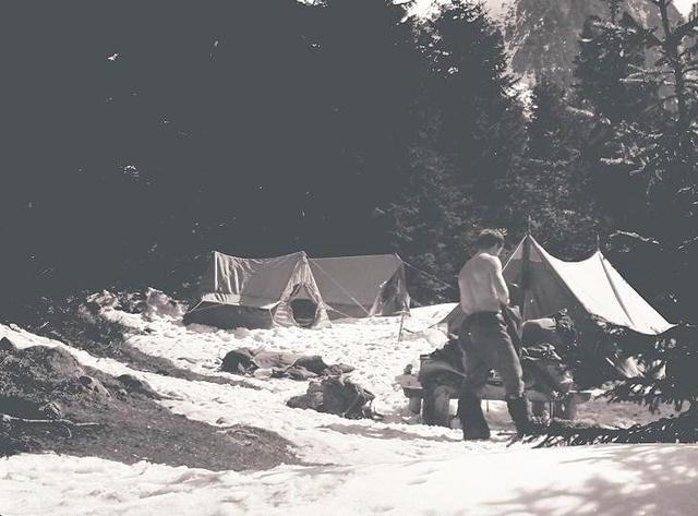 Zimowy obóz w Jaworowej 1971