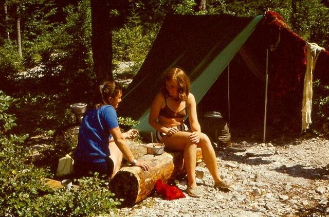 Planica w Alpach Julijskich 1975. Alina Dobrowolska, Hanka Szymanke
