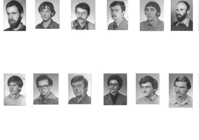 Portrety ludzi z wyjazdu do Chamonix 1984