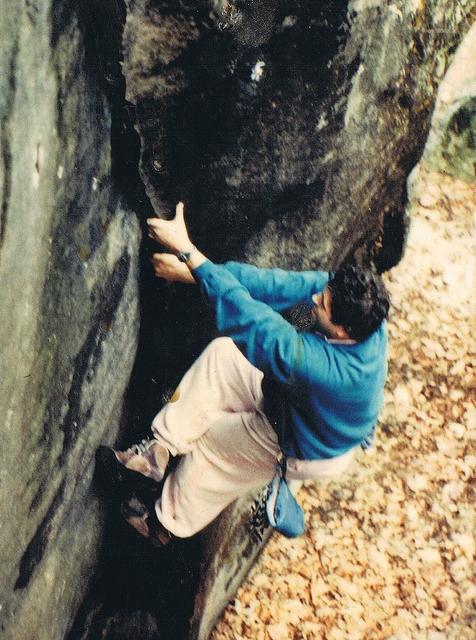 24 Kamieniolom w Puiselet, Big Crack, 1990, photo Jola Skiba