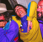 33 / Impreza w Everest BC 1991.Alek, Francuzka i Piotr Snopczynski