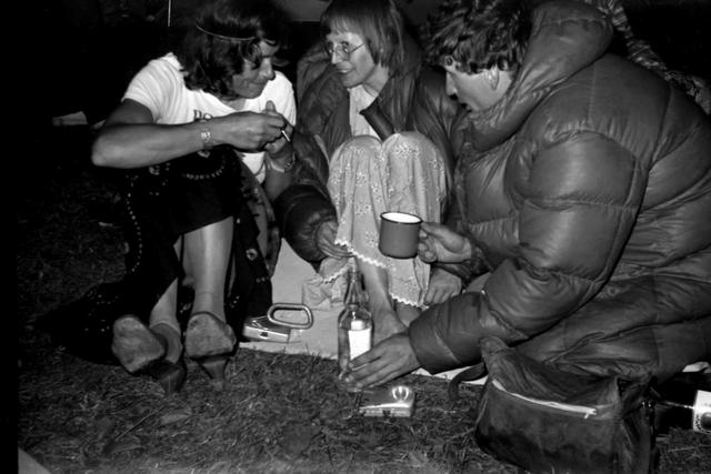 08 / Wanda, Maleństwo i Trener - to sie nazywa kieliszek. - Chamonix 1979. fot B. Marcela