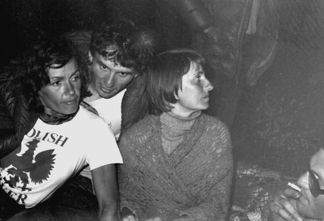09 / Wanda, Trener i Krysia Konopka - impreza w Chamonix 1979. fot B. Marcela