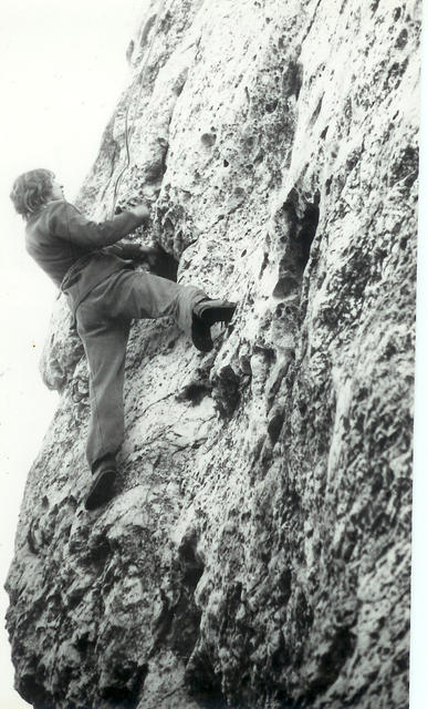 Malczyk na lewym Młynarzu Podlesice 1975 r.