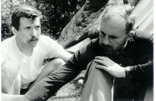 Andrzej Marczak i Jurek Hirszowski Podlesice 1975 r.