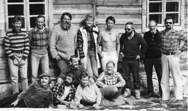 Przed Betlejemką po zebraniu zarządu PZA lata 70-te.