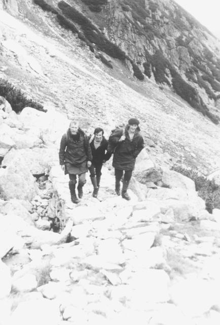 Na ceprostradzie - Tadeusz Piotrowski, Andrzej Dworak i Wojciech Jedliński 1970 r.