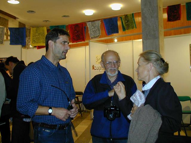 Przegląd w Lądku. Z.Piotrowicz, B.Jankowski i A.Milewska