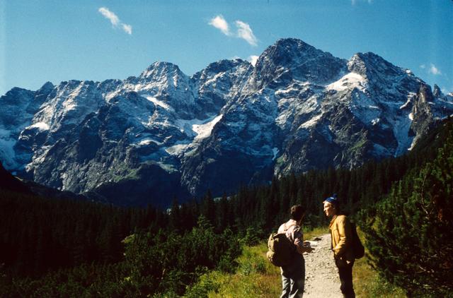 Widok ze ścieżki na tabor, koniec sierpnia 1978