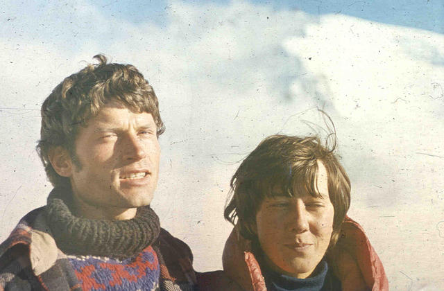 G_24:	Rysiek,Grazyna Pawlowska .Masyw Mont Blanc 76 r.