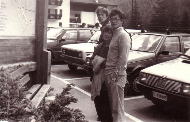 J_17:	Wyjazd w Dolomity 88 r. Jasiu, Grazyna, Bogdan Zwolinski