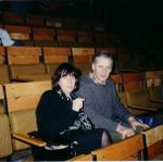 F_12:	Grazyna Nowak, Jan Majchrowicz. Katowice. Festiwal filmow gorskich 89 r.