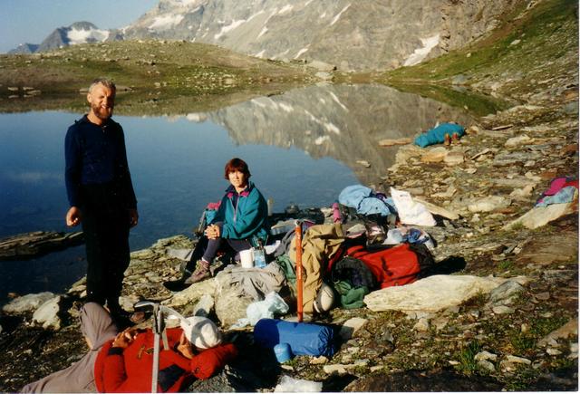 F_19:	Wojtek Dzik, Grazyna Nowak pod Matterhornem 95 r.
