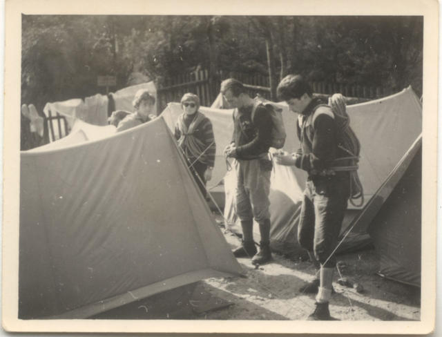 4. Taborisko, rok 1959, pierwszy z prawej Genek Chrobak