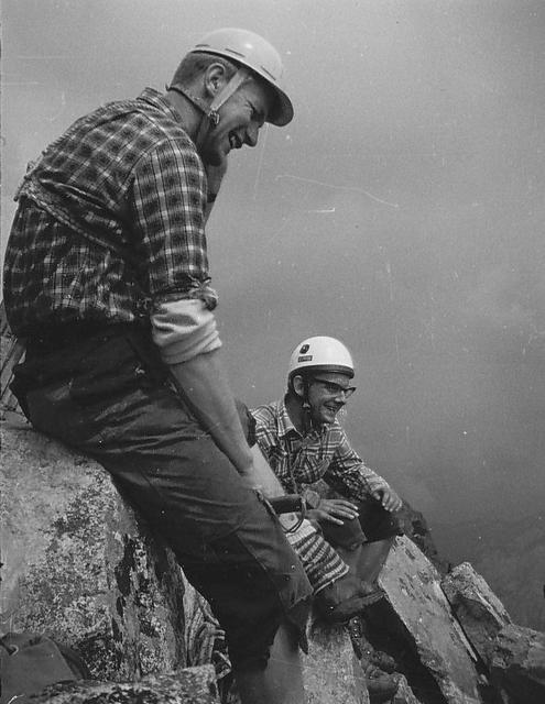 Tatry-1969 Jurek Burzykowski i Krzysiu Zdzitowiecki (Pomurnik)