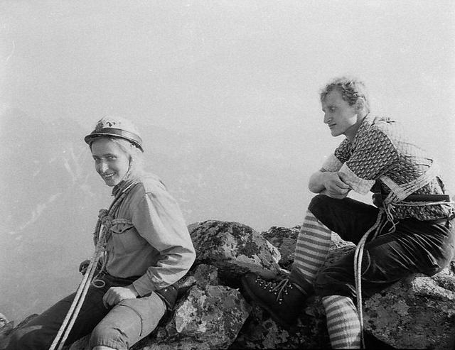 1973 - na Granatach. Jola Lewicka i NN (nie pamiętam nazwiska)