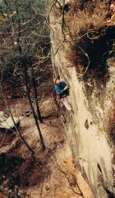26 Kamieniolom w Puiselet, Learning  to Fly,zima 1989 photo Jola Skiba