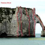 32  Etretat, falaise d'Aval