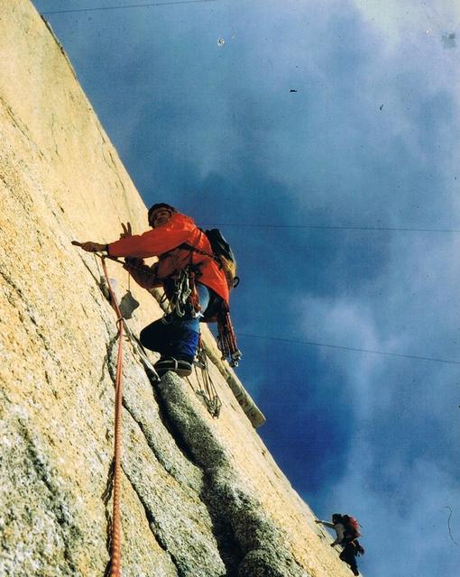 34  Poludniowa Aiguille du Midi, 1983, photo Jacques Allary