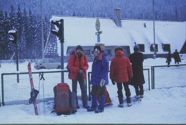 015- po obozie w Slaskim Domu, zdjecie na Lysej Polanie , 1985