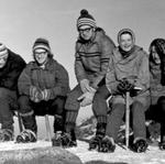 1973  Z życia motyli-Sniezne Kotły: J. Szymbor, J. Walicki, ja, Zosia Kopaczyńska Bajsarowicz i Cz. Bajsarowicz