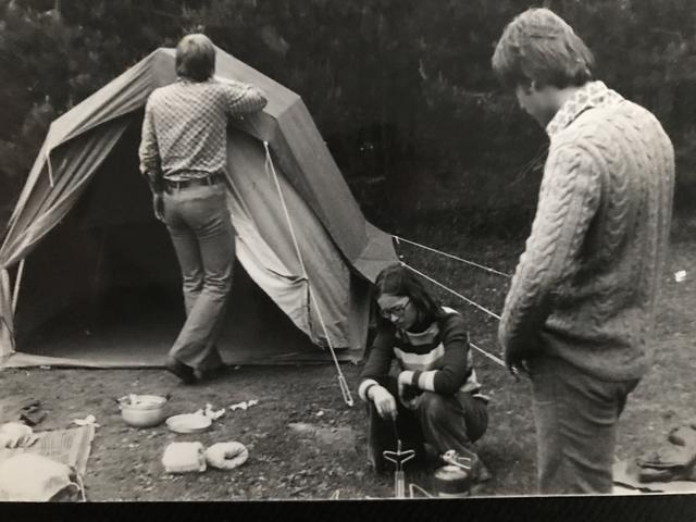 Skałki w Podlesicach około 1975 roku