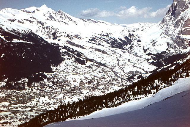 18 / grindelwald , widok z filara