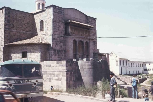 04 Cuzco - Kosciól OO Dominikanów pozostalosc po najpiekniejszej w kraju Swiatyni Slonca Coricanche.