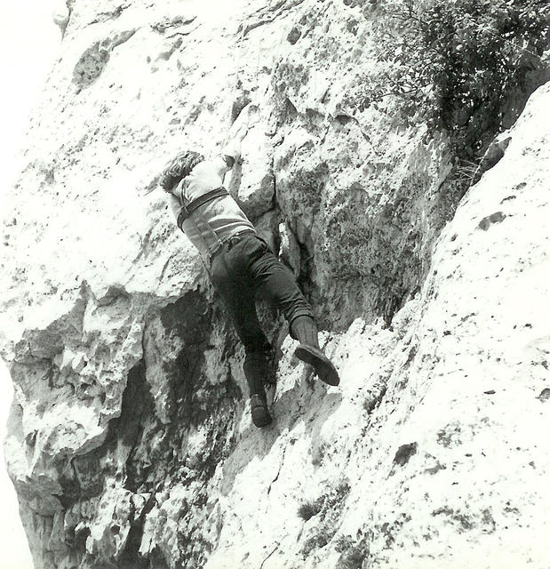 Karol Romkowski prostowanie Jarzębinki 1975 r.