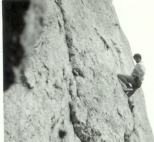 Rico Malczyk na rysie Babińskiego w do. Bolechowickiej 1970 r.