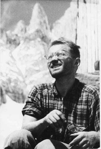 Jan Długosz w Alpach 1960 r.